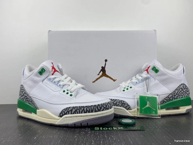 HYPE CK9246-136 Jordan 3 Lucky Retro (W) Green 0724